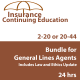 24 hr 2026 Complete CE Bundle for 2-20 or 20-44 Property and Casualty
